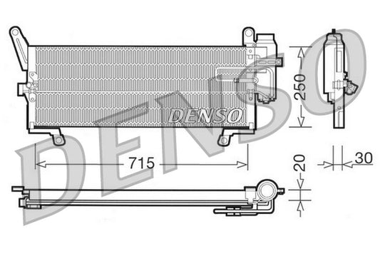 Denso Aircon Condenser DCN09095