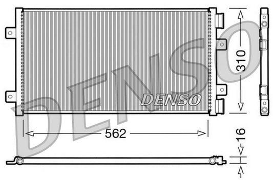 Denso Aircon Condenser DCN09101