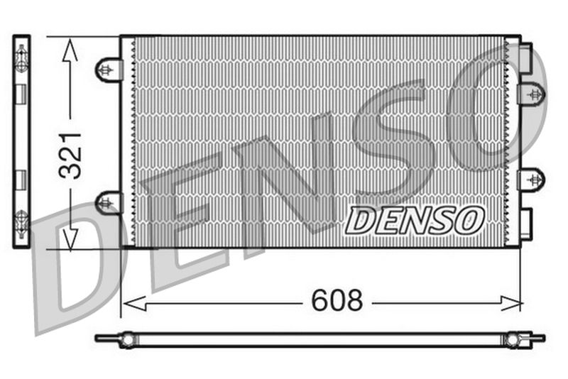 Denso Aircon Condenser DCN09104