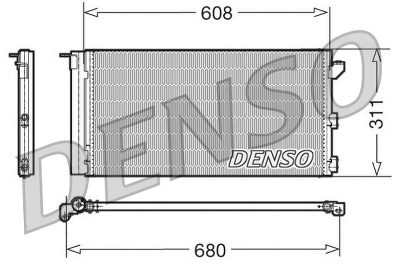 Denso Aircon Condenser DCN09105