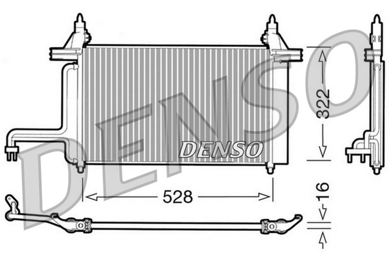 Denso Aircon Condenser DCN09130