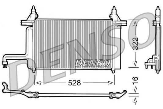 Denso Aircon Condenser DCN09130