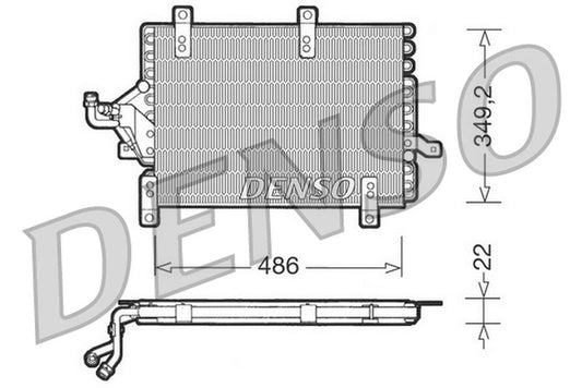 Denso Aircon Condenser DCN09141