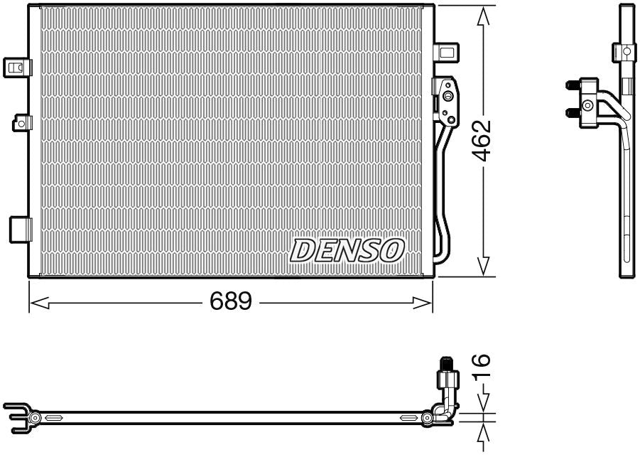Denso Aircon Condenser DCN09145
