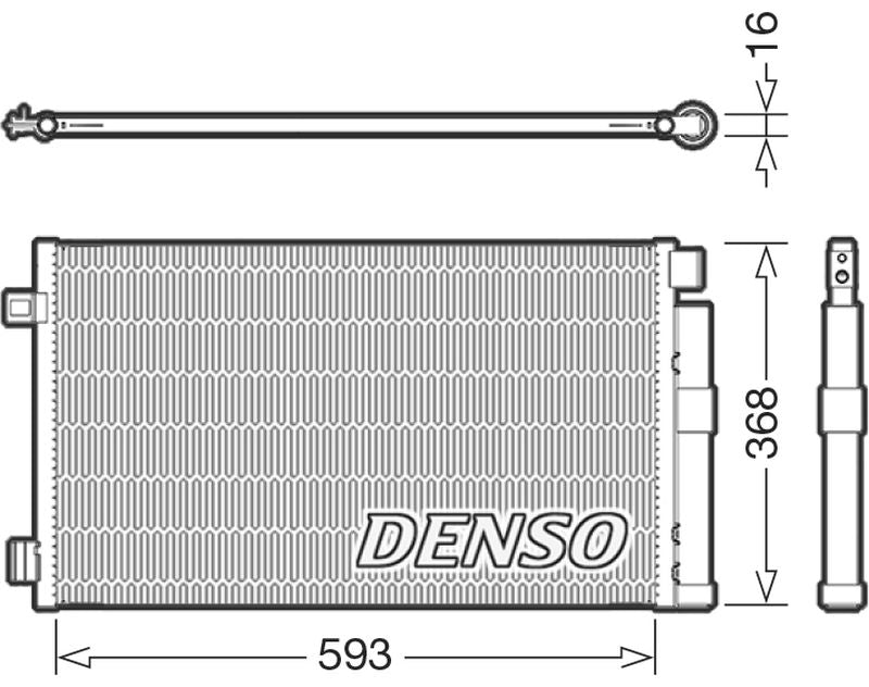 Denso Aircon Condenser DCN09147