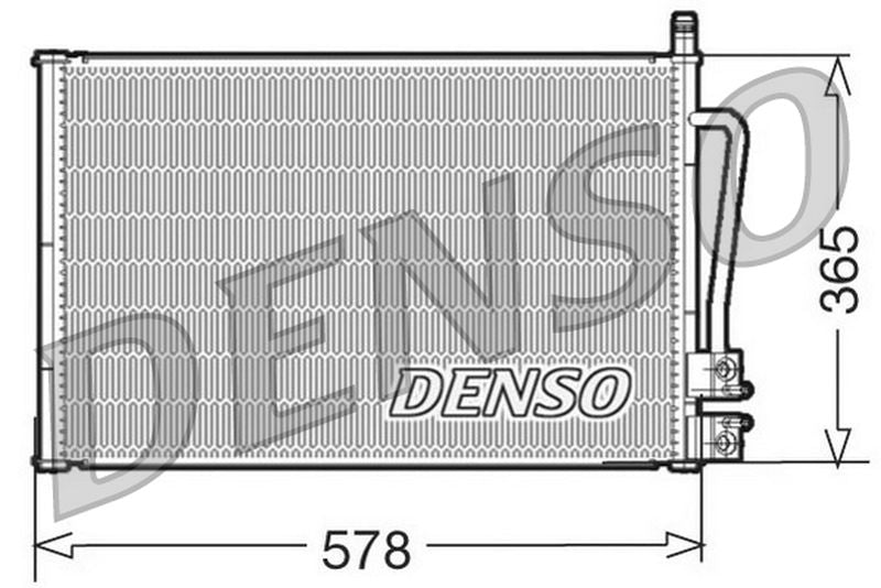 Denso Aircon Condenser DCN10008