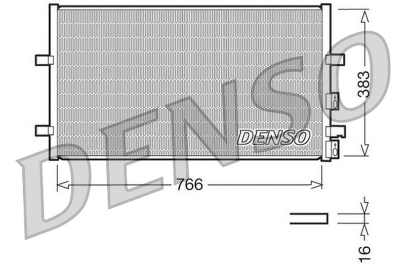 Denso Aircon Condenser DCN10009