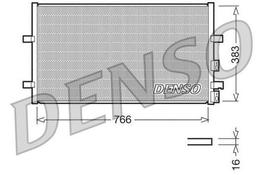 Denso Aircon Condenser DCN10009