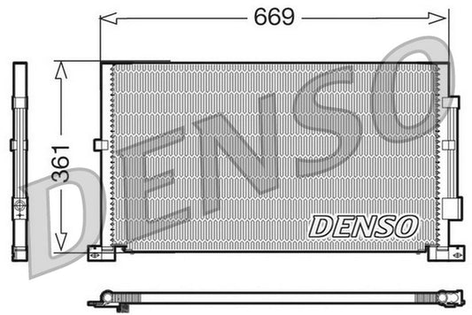 Denso Aircon Condenser DCN10012