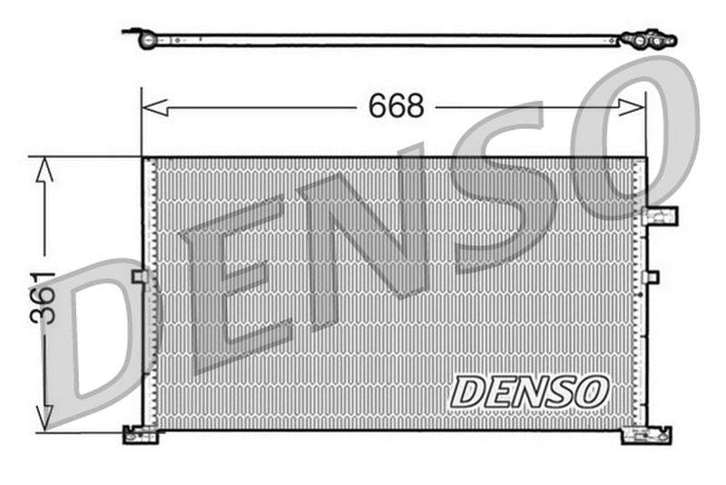 Denso Aircon Condenser DCN10013