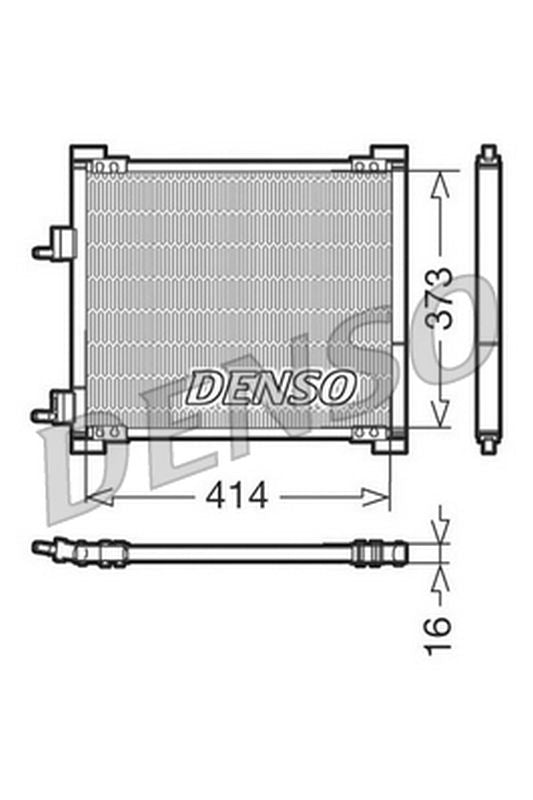 Denso Aircon Condenser DCN10015