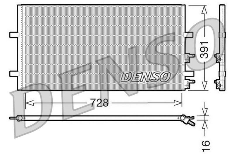 Denso Aircon Condenser DCN10017