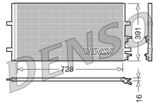 Denso Aircon Condenser DCN10017