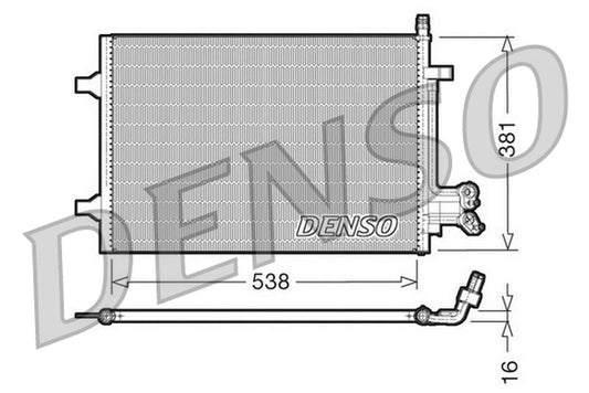 Denso Aircon Condenser DCN10022