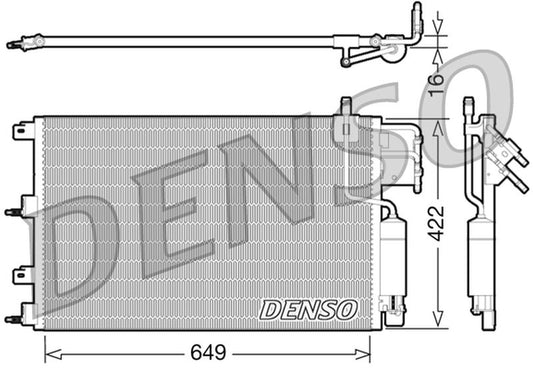 Denso Aircon Condenser DCN10023