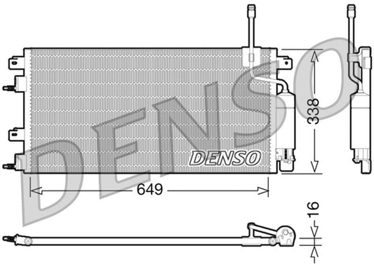 Denso Aircon Condenser DCN10024