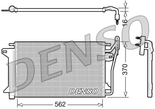 Denso Aircon Condenser DCN10025