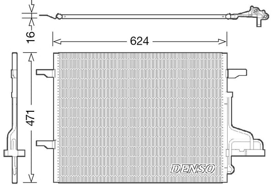 Denso Aircon Condenser DCN10027