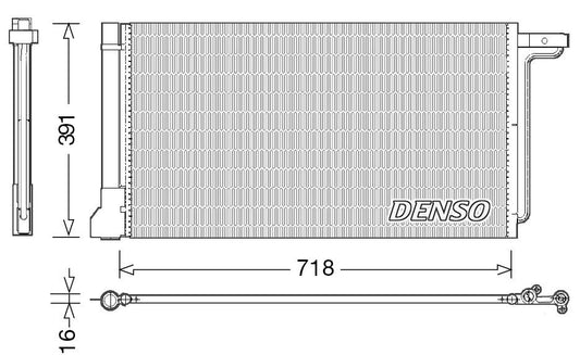 Denso Aircon Condenser DCN10028