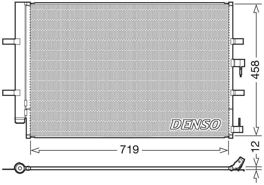 Denso Aircon Condenser DCN10036