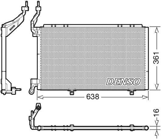 Denso Aircon Condenser DCN10039