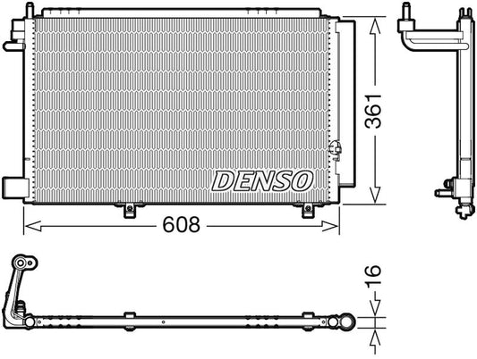 Denso Aircon Condenser DCN10041