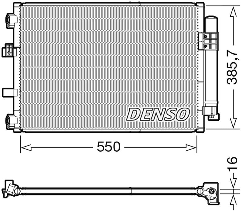 Denso Aircon Condenser DCN10043