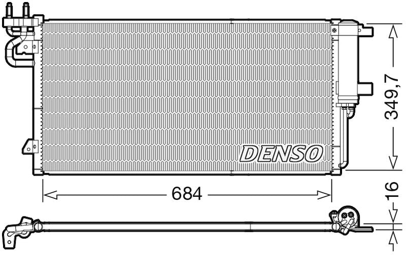 Denso Aircon Condenser DCN10045