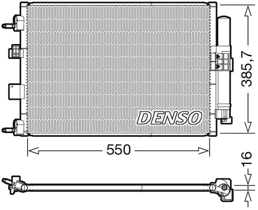 Denso Aircon Condenser DCN10046