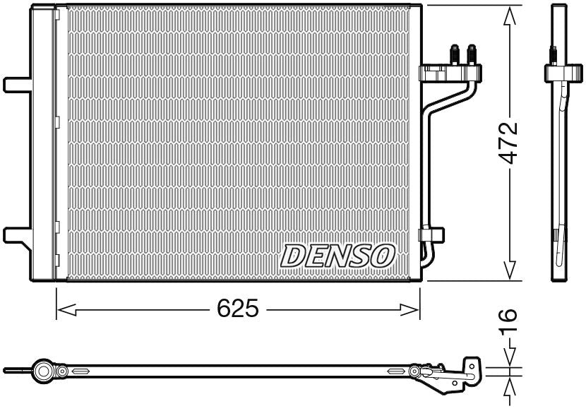 Denso Aircon Condenser DCN10047