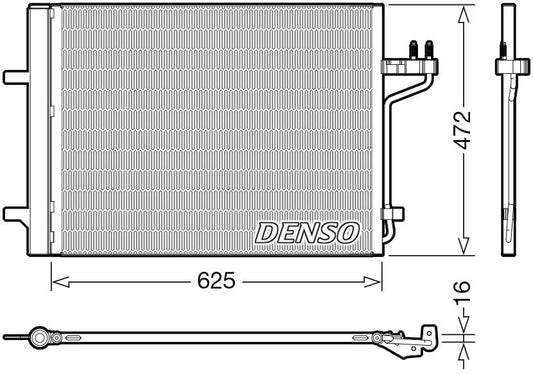 Denso Aircon Condenser DCN10047