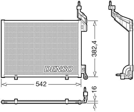 Denso Aircon Condenser DCN10048