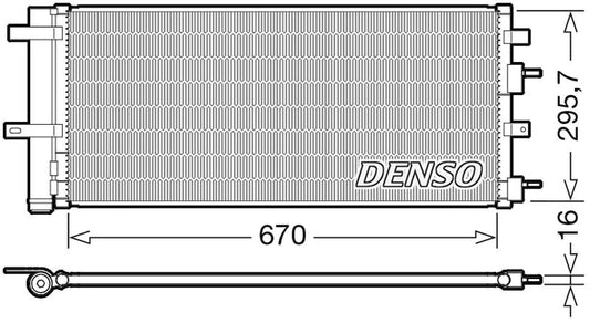 Denso Aircon Condenser DCN10053