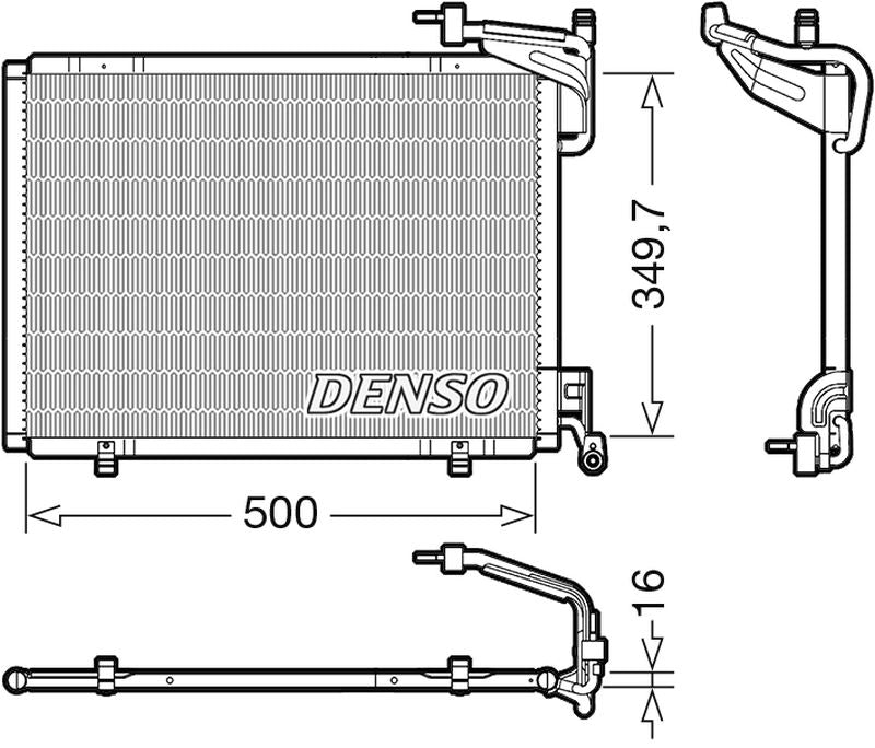 Denso Aircon Condenser DCN10054