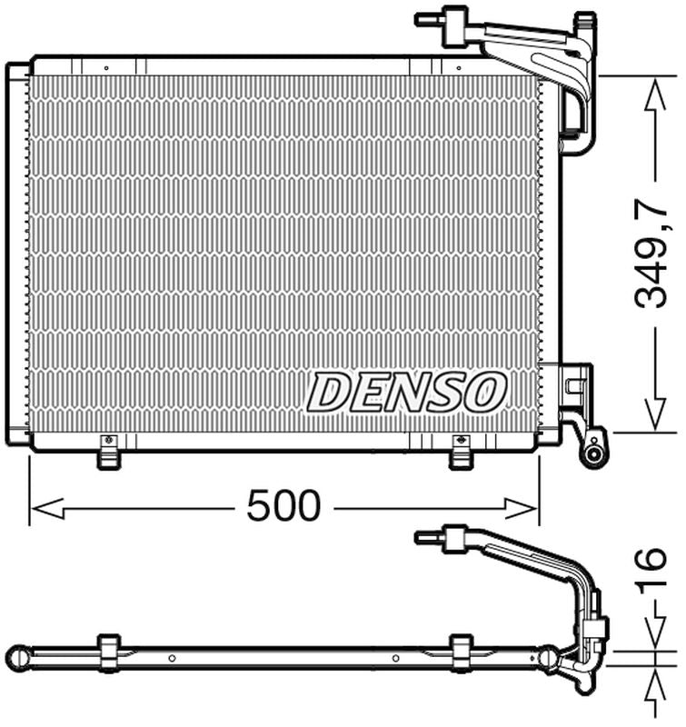Denso Aircon Condenser DCN10055