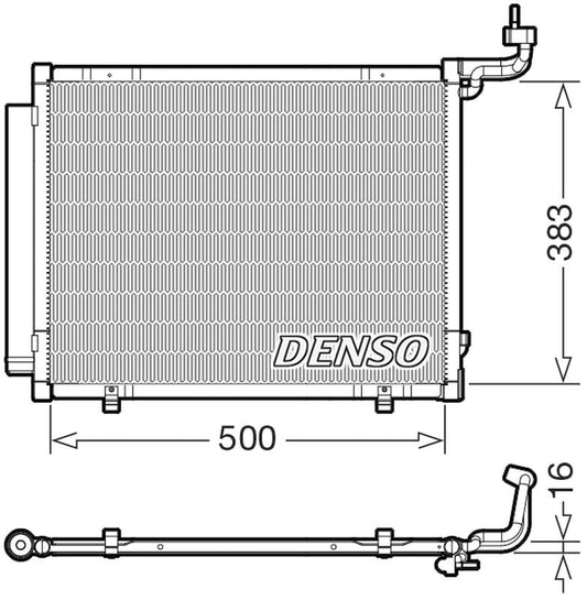 Denso Aircon Condenser DCN10057