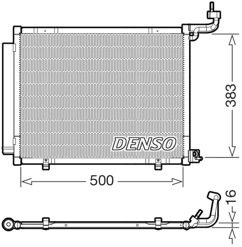 Denso Aircon Condenser DCN10058