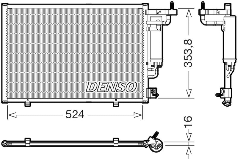 Denso Aircon Condenser DCN10059