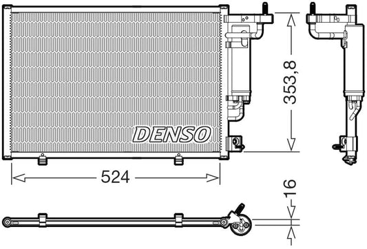 Denso Aircon Condenser DCN10059