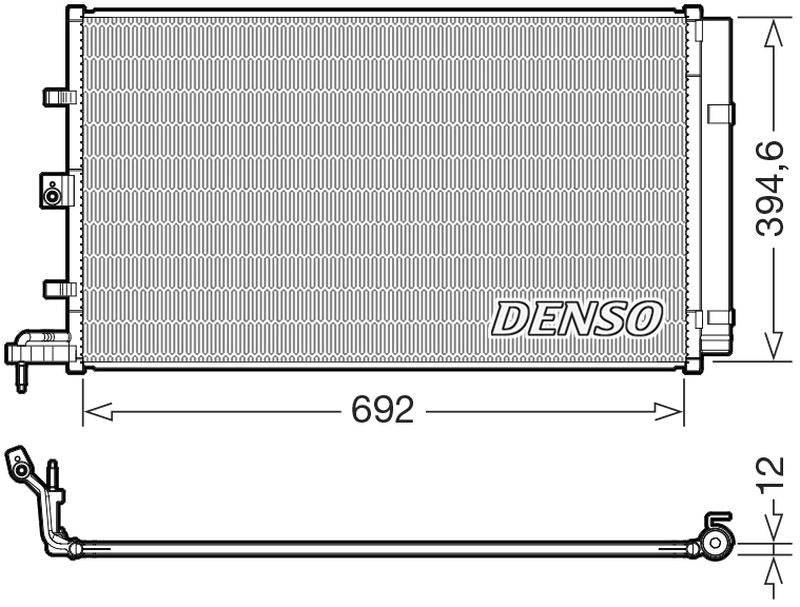 Denso Aircon Condenser DCN10063