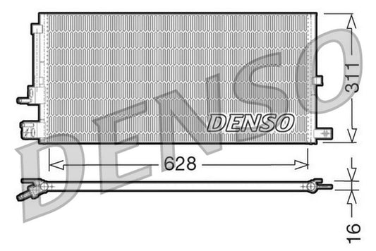 Denso Aircon Condenser DCN11007