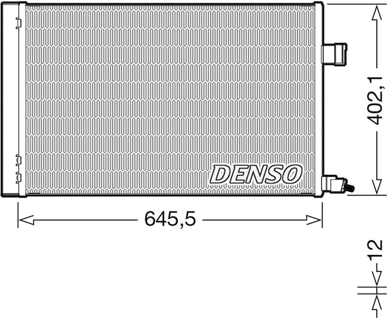 Denso Aircon Condenser DCN11009