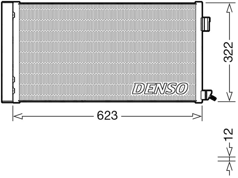 Denso Aircon Condenser DCN11010