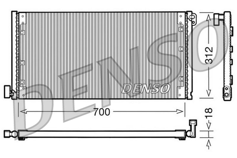 Denso Aircon Condenser DCN12001