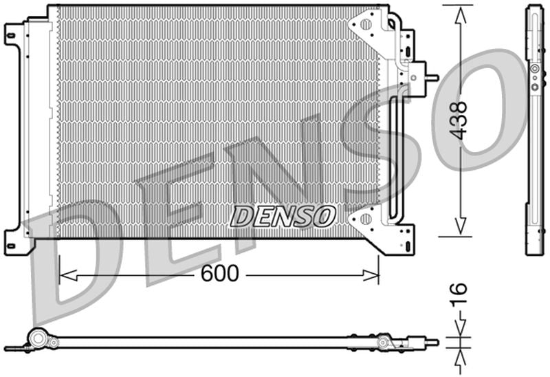 Denso Aircon Condenser DCN12004