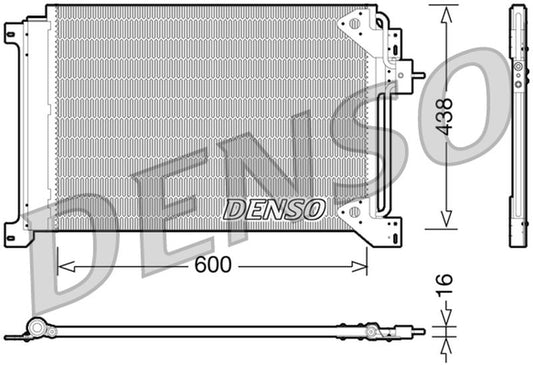 Denso Aircon Condenser DCN12004