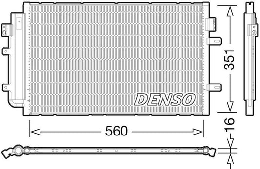 Denso Aircon Condenser DCN12005