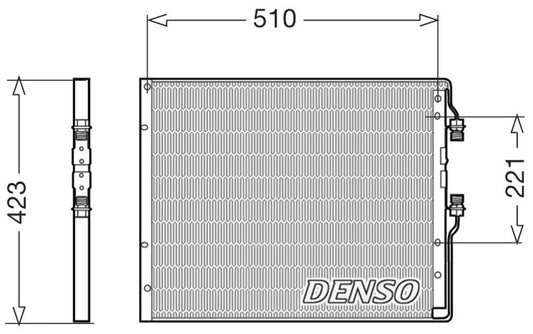 Denso Aircon Condenser DCN12101