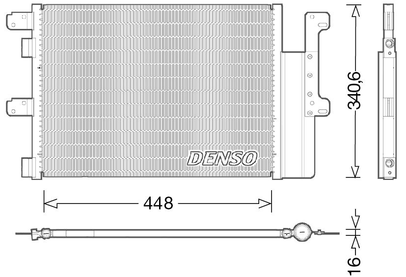 Denso Aircon Condenser DCN12102