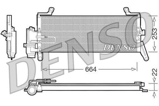 Denso Aircon Condenser DCN13011